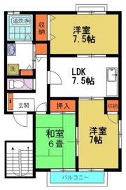 メゾン友＆愛の間取り画像