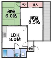 エトワールヴィル-R大今里の間取り画像