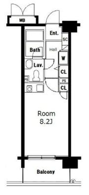 グランド・ガーラ南大井の間取り画像