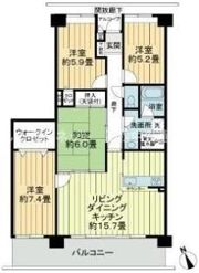 オレンジハイツ宇多津の間取り画像