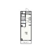 ヴィラ若林の間取り画像