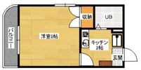 コーポ木村の間取り画像