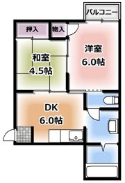 香里園ハウスの間取り画像