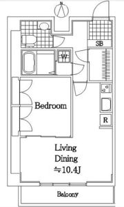 エスコート両国Ⅱの間取り画像