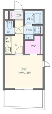 アズール中央の間取り画像
