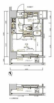メインステージ川崎新川通の間取り画像