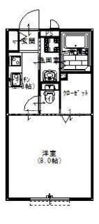 ヴィラージュ美崎の間取り画像
