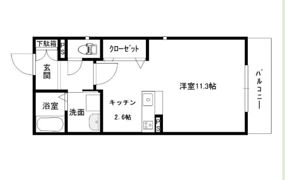 スリーズ岡本の間取り画像