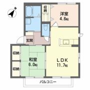 コーポ十六番浜 5の間取り画像