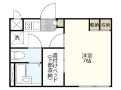 レオパレスコメットⅡの間取り画像