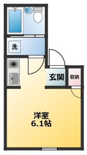 ヒューゲルハイム三軒茶屋の間取り画像