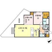 アピアランス中井の間取り画像