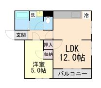 ヨウカワマンションの間取り画像