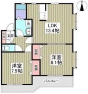 プリムヴェールBの間取り画像