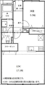 前橋光マンションの間取り画像
