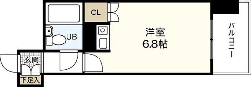 ダイアパレス皆実町の間取り画像