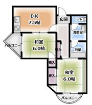 トライアングルの間取り画像