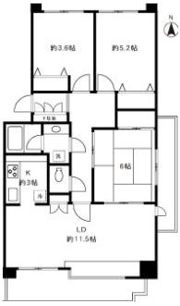 カーサグラン西川口の間取り画像