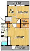 オアシス中曽根の間取り画像