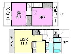 オーク・ヒルの間取り画像