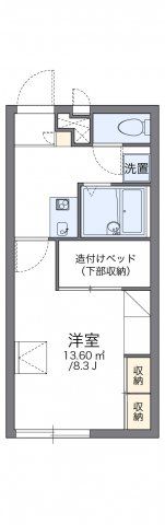 レオパレス古川Ⅱの間取り画像