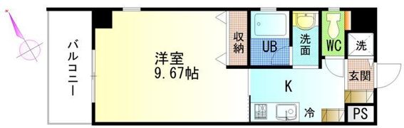 エルク中央の間取り画像