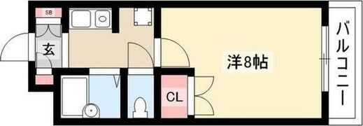 ガーデンビル城下の間取り画像