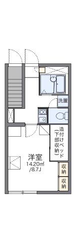レオパレスアモーレの間取り画像