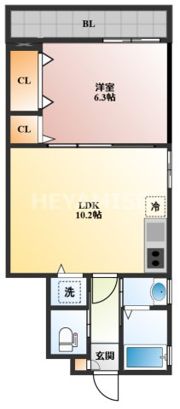 メロディア原口C棟の間取り画像