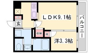アーバネックス神戸水木通の間取り画像
