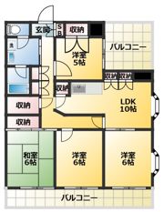 エレガンスチトセの間取り画像