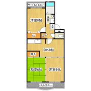 グランディールよしはらの間取り画像