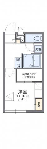 レオパレスフィオローナの間取り画像