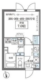 COCOCUBE日暮里の間取り画像