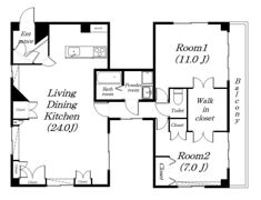 レジデンス大津の間取り画像