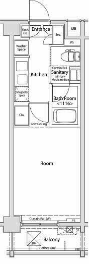 ハーモニーレジデンス東京ベイの間取り画像