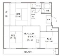 大宮指扇住宅4号棟の間取り画像
