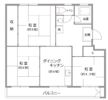 大宮指扇住宅4号棟の間取り画像