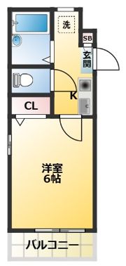 アイリス神谷の間取り画像