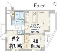 クレストコート綾瀬の間取り画像