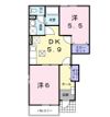 ハーモニーKⅡの間取り画像