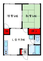 BWpartⅡの間取り画像