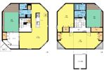 鹿放ケ丘戸建の間取り画像