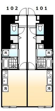 アネックス西新涯の間取り画像