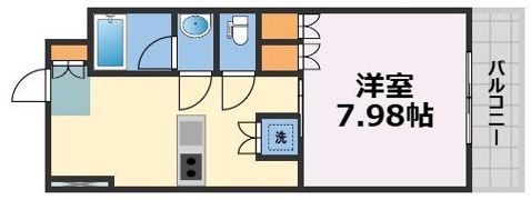 GIGLIO大阪城南の間取り画像