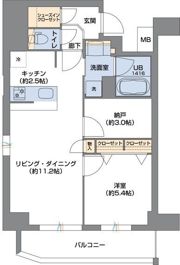 Metrosa谷町六丁目Southの間取り画像