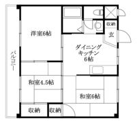 越智タウンハイツの間取り画像