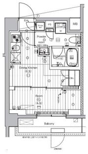 PREMIUM CUBE 王子神谷の間取り画像
