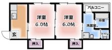 南野ハイツの間取り画像