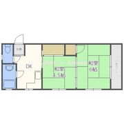 若竹マンションの間取り画像